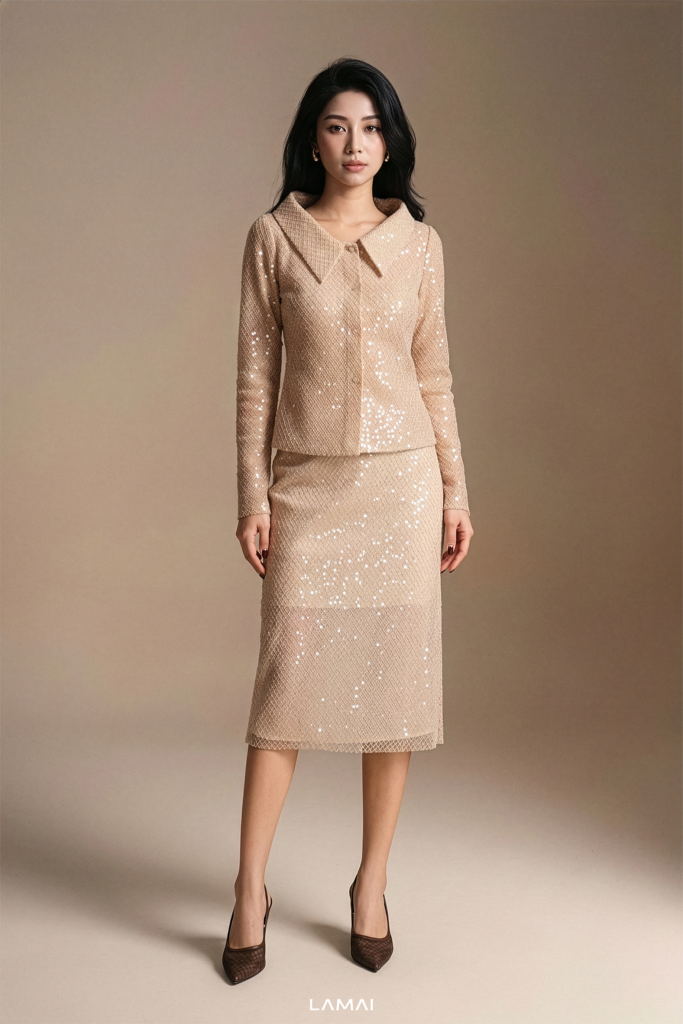 Colette Sequin Skirt