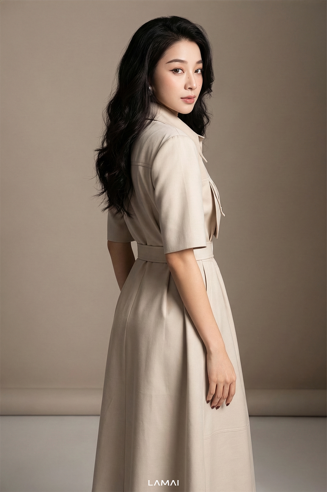 Diana Collared Midi Dress - Image 5