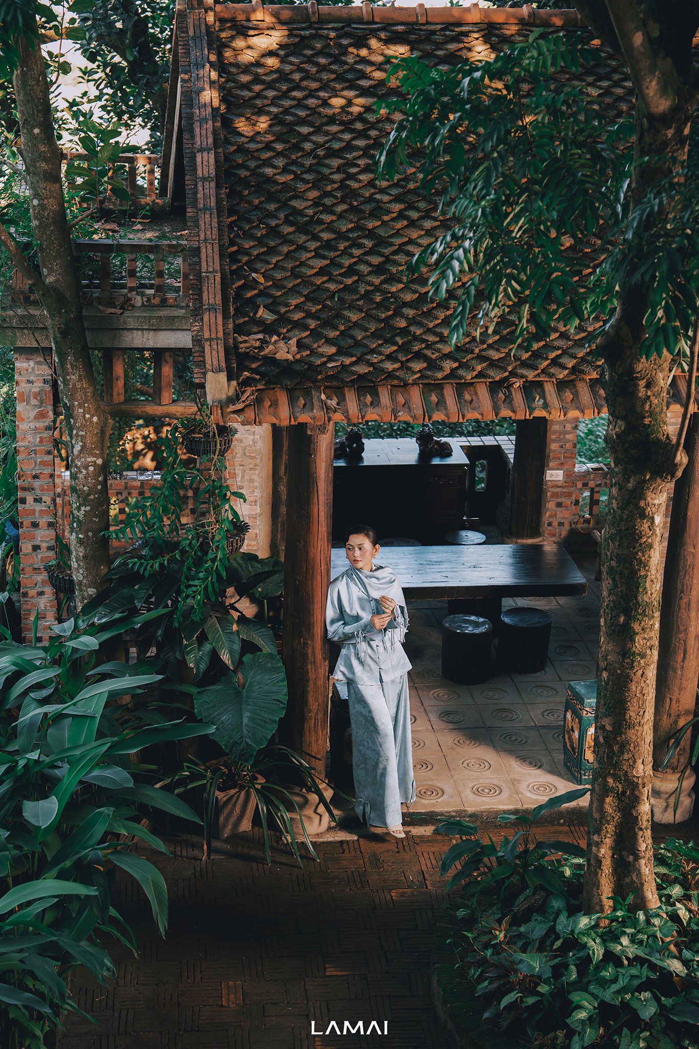 "Mộc Lan" Bà Ba Set - Image 2
