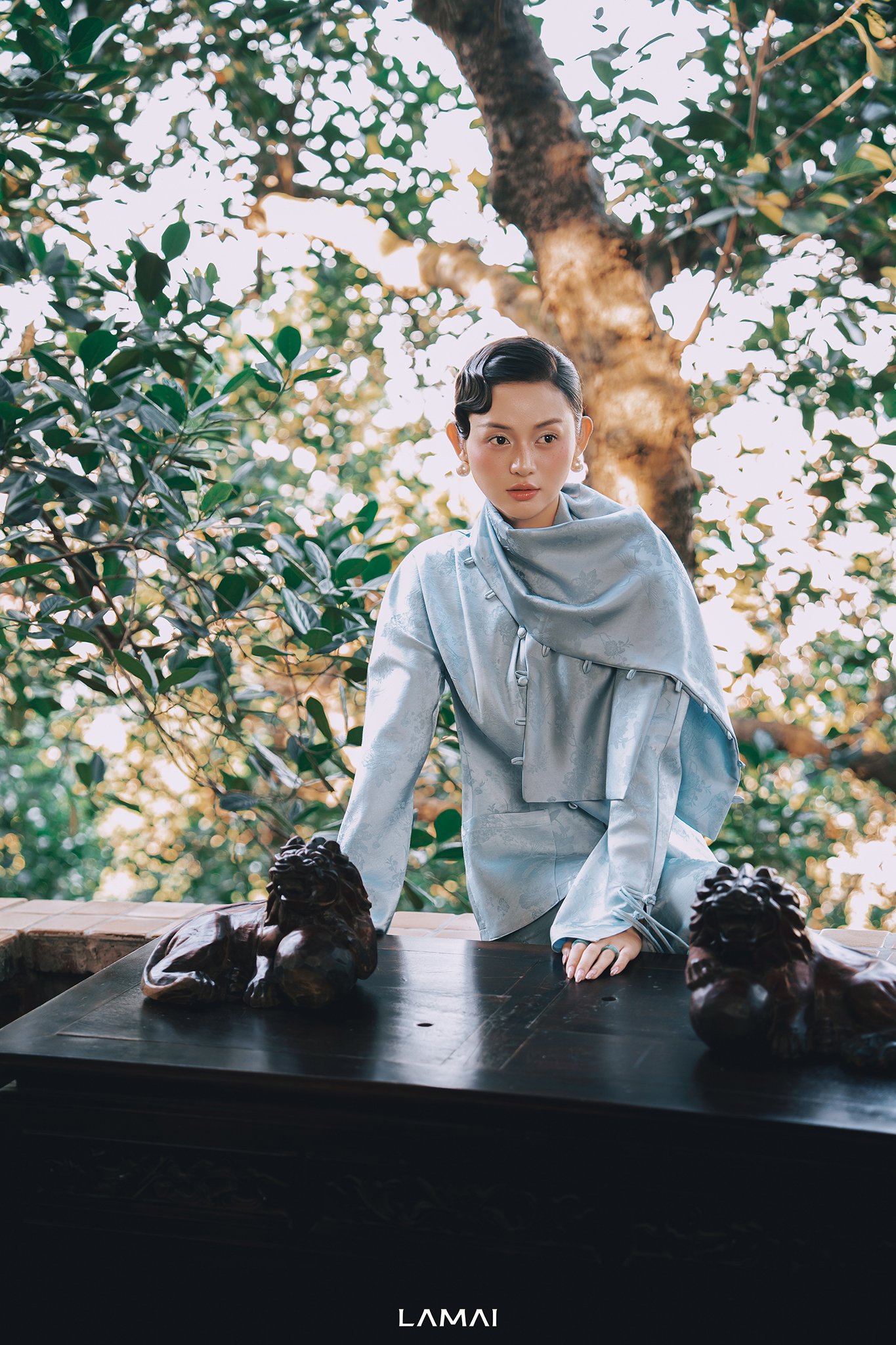 "Mộc Lan" Bà Ba Set - Image 4