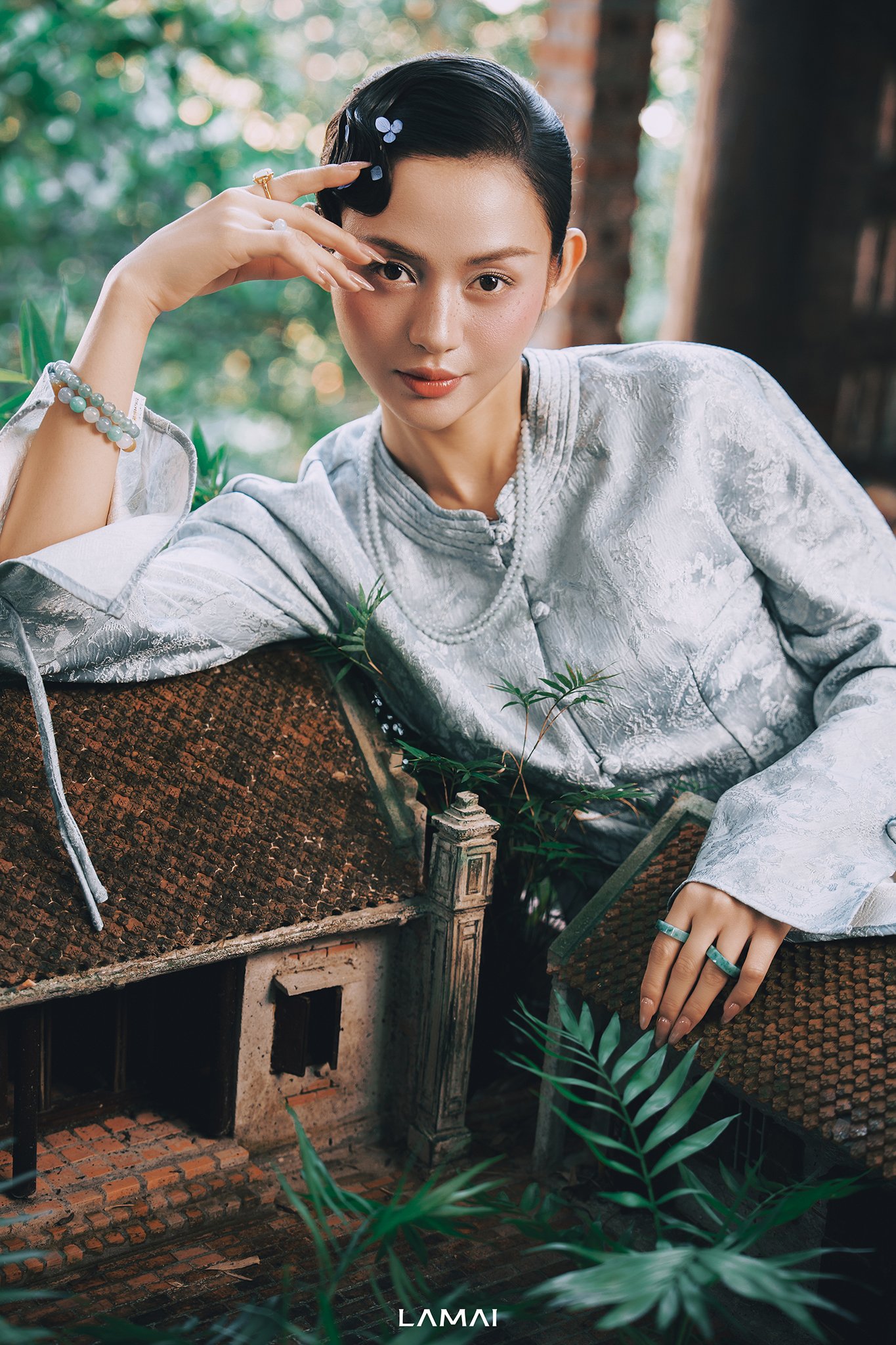 "Mộc Thoa" Bà Ba Set - Image 7