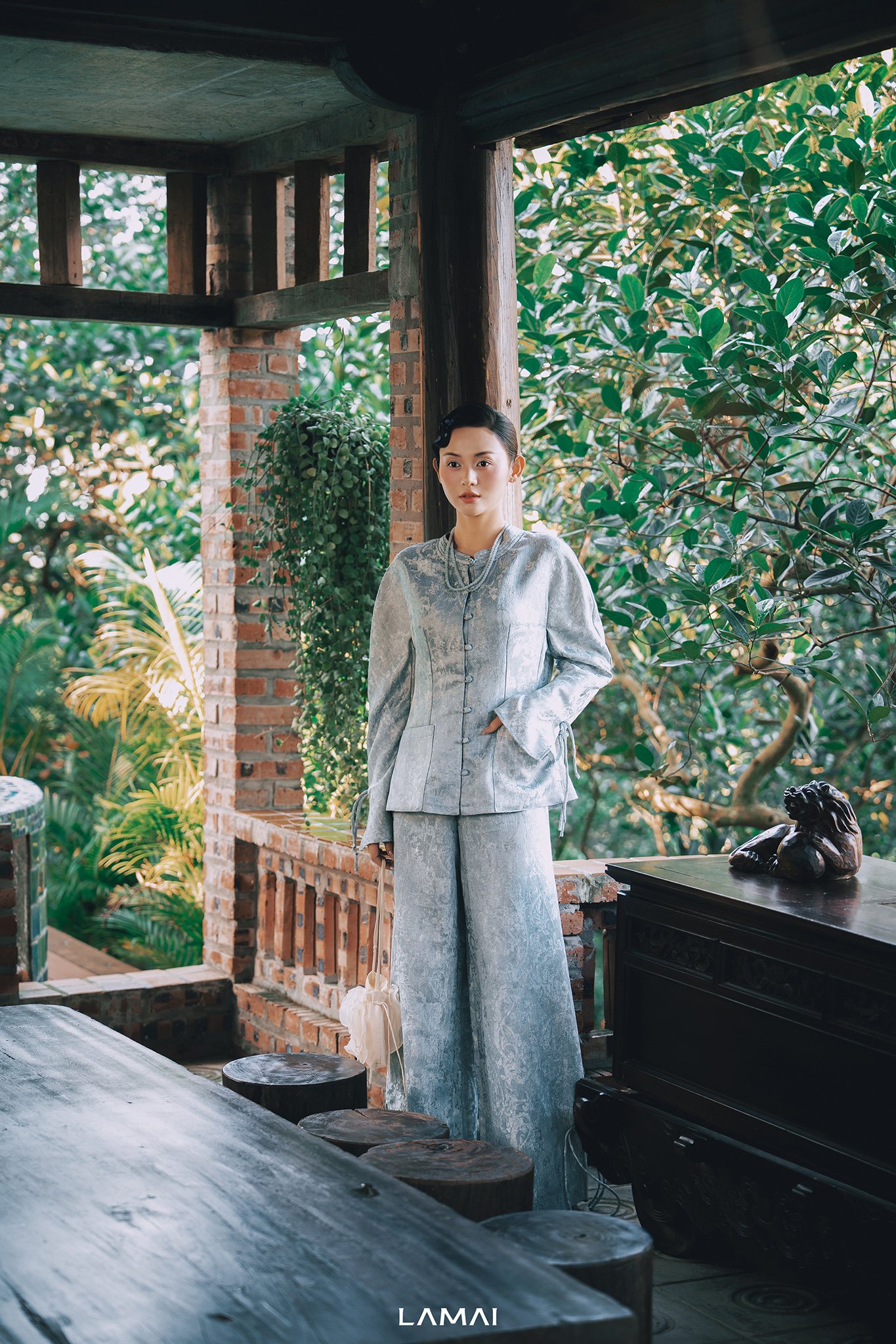 "Mộc Thoa" Bà Ba Set - Image 4