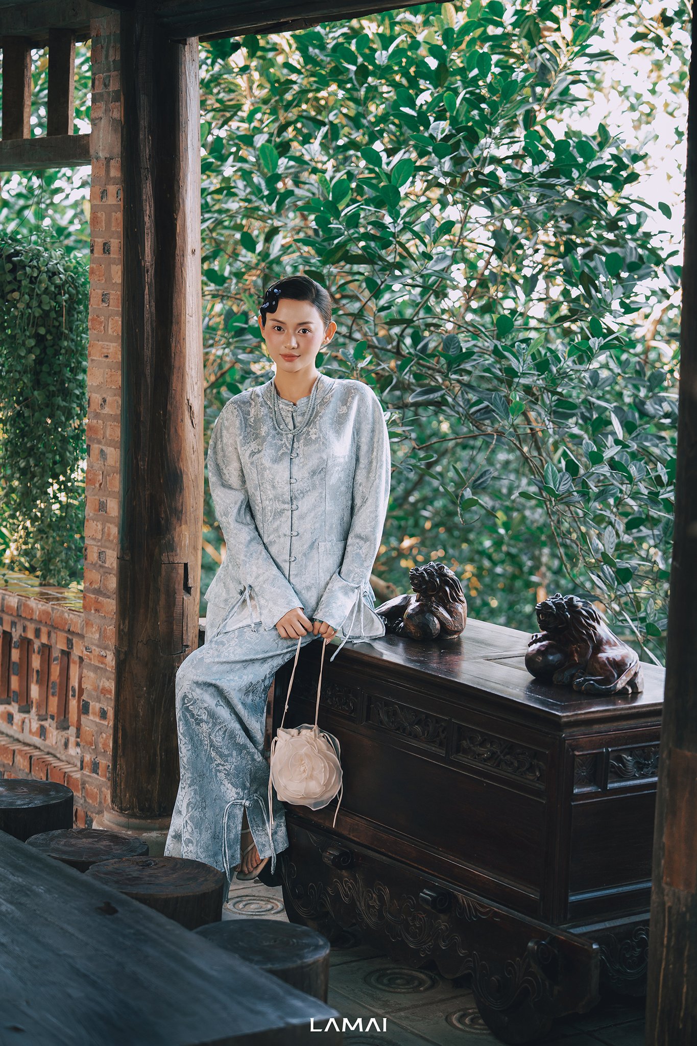 "Mộc Thoa" Bà Ba Set - Image 5