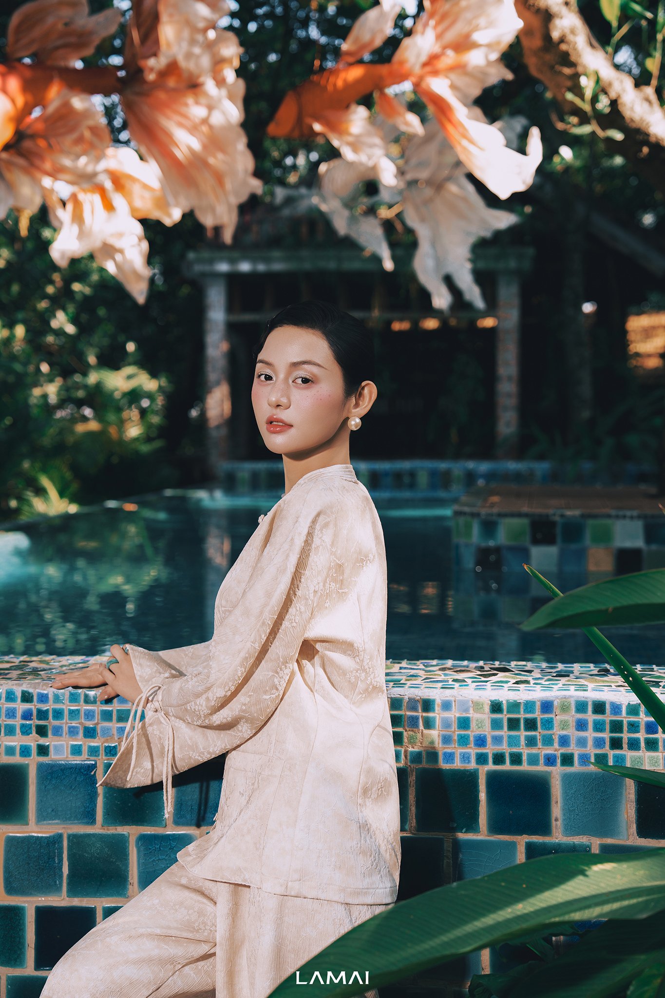 "Sương Hạc" Bà Ba Set - Image 4