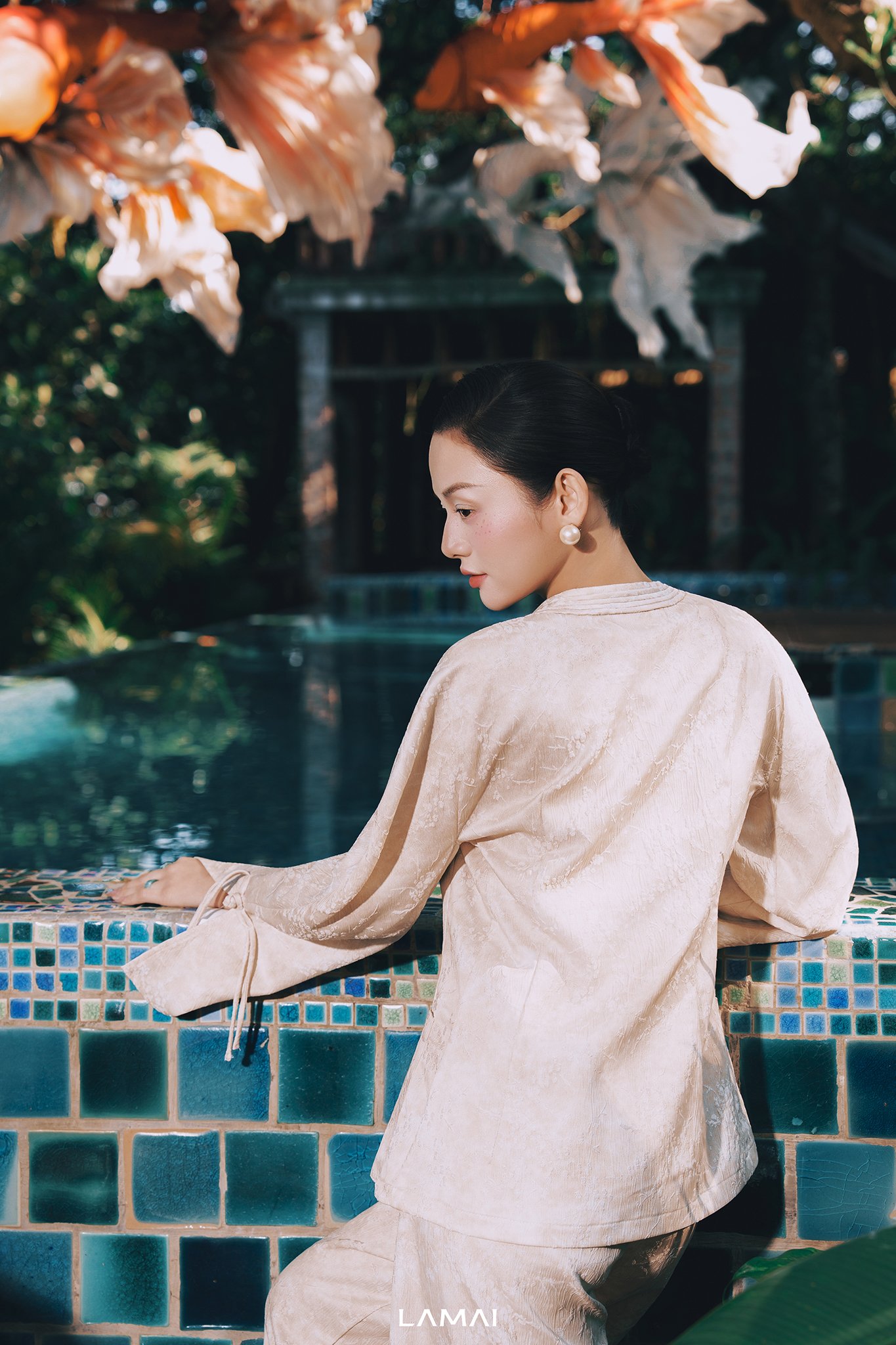 "Sương Hạc" Bà Ba Set - Image 5